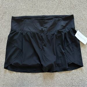 Athleta Run With It Skort Black Featherweight Stretch‎ Women’s 2X NWT